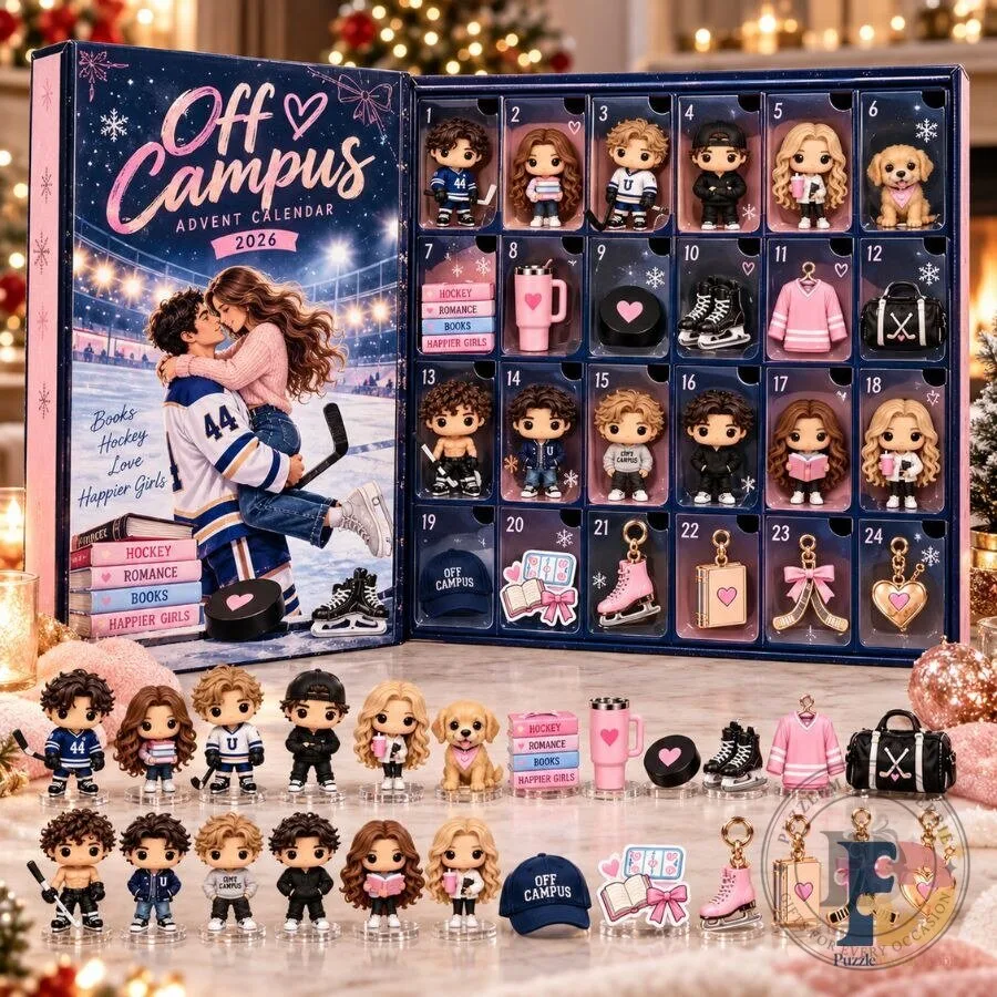 Off Campus Hockey Romance Advent Calendar 2026 24-Day Christmas Countdown Gift Set