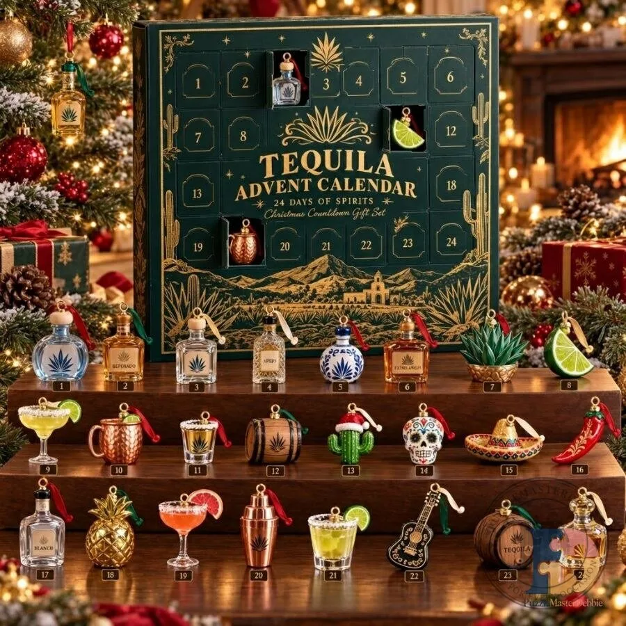 Tequila Advent Calendar 24 Days of Spirits Christmas Countdown Gift Set
