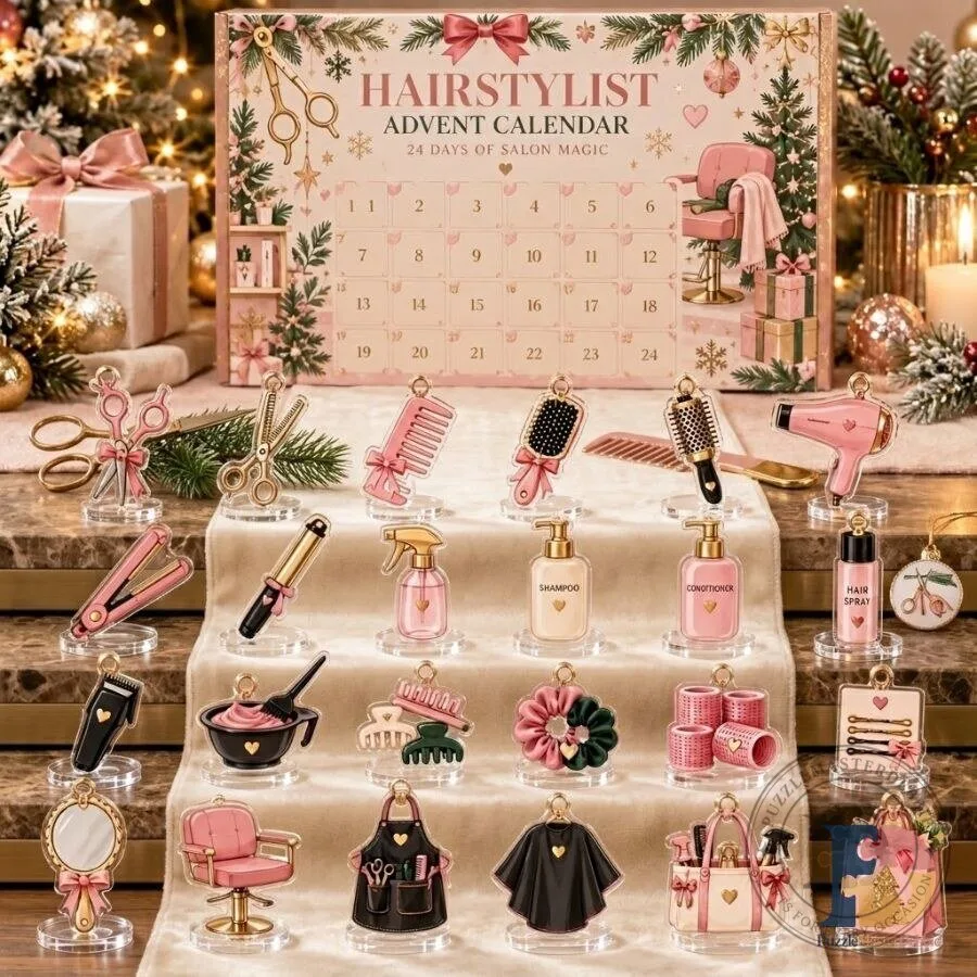 Hairstylist Advent Calendar 24-Day Christmas Countdown Gift Set for Hairdressers 9 Hairstylist Advent Calendar 24-Day Christmas Countdown Gift Set for Hairdressers
