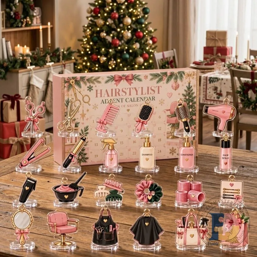 Hairstylist Advent Calendar 24-Day Christmas Countdown Gift Set for Hairdressers 11 Hairstylist Advent Calendar 24-Day Christmas Countdown Gift Set for Hairdressers