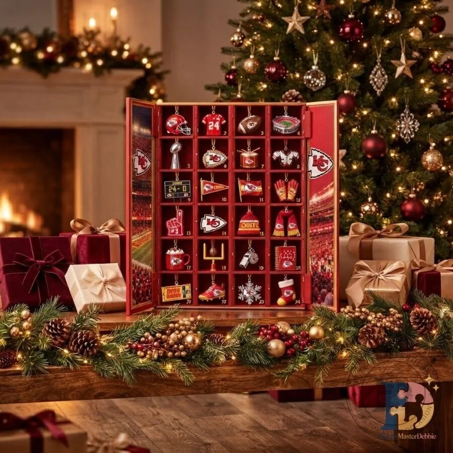 Kansas City Chiefs Advent Calendar 2026 Chiefs Kingdom 24-Day Christmas Countdown Gift for NFL Football Fans 12 Kansas City Chiefs Advent Calendar 2026 Chiefs Kingdom 24-Day Christmas Countdown Gift for NFL Football Fans