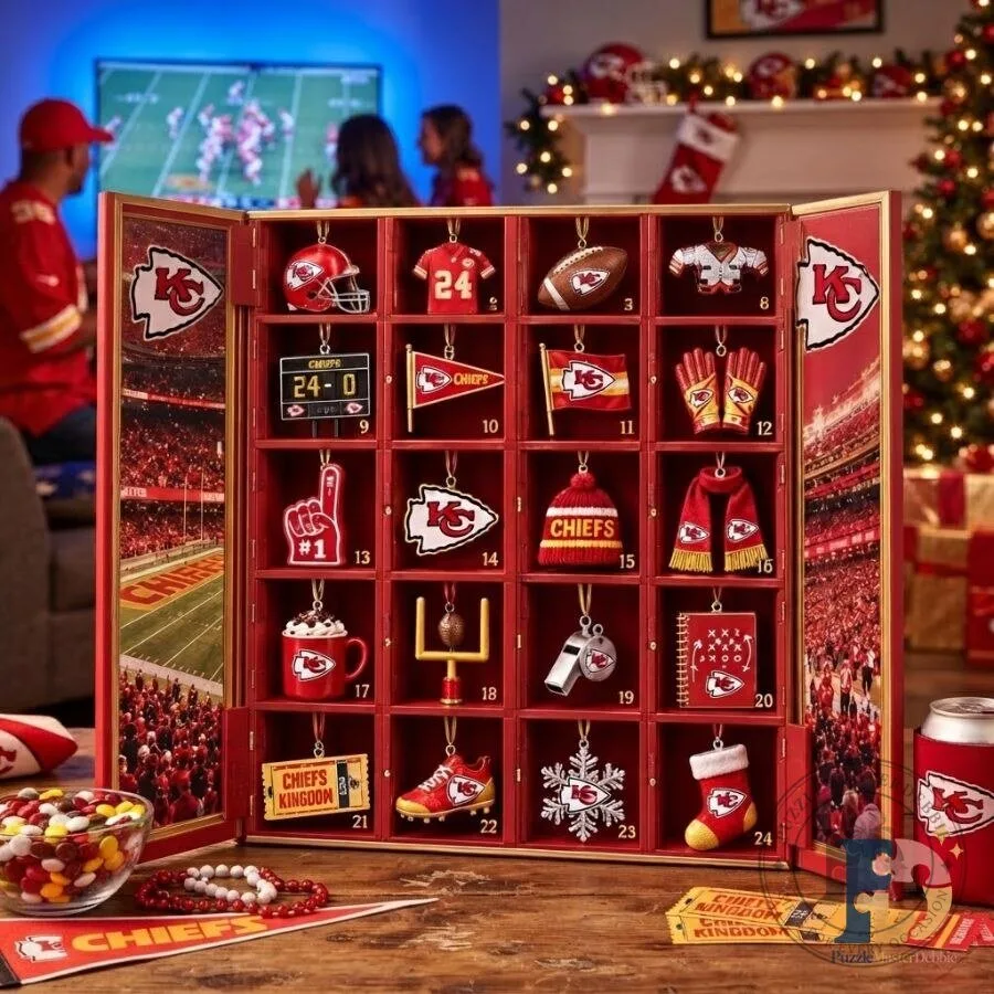 Kansas City Chiefs Advent Calendar 2026 Chiefs Kingdom 24-Day Christmas Countdown Gift for NFL Football Fans 15 Kansas City Chiefs Advent Calendar 2026 Chiefs Kingdom 24-Day Christmas Countdown Gift for NFL Football Fans