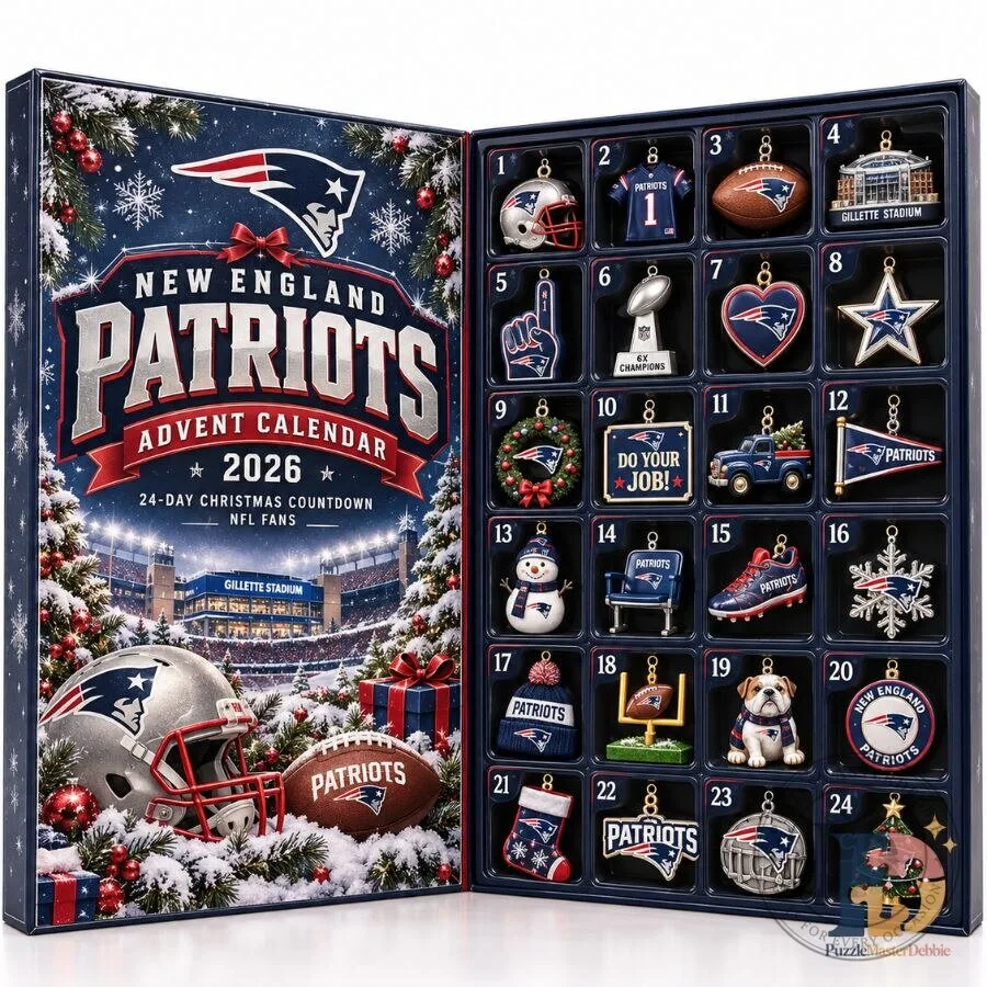 New England Patriots Advent Calendar 2026 24-Day Christmas Countdown NFL Fans