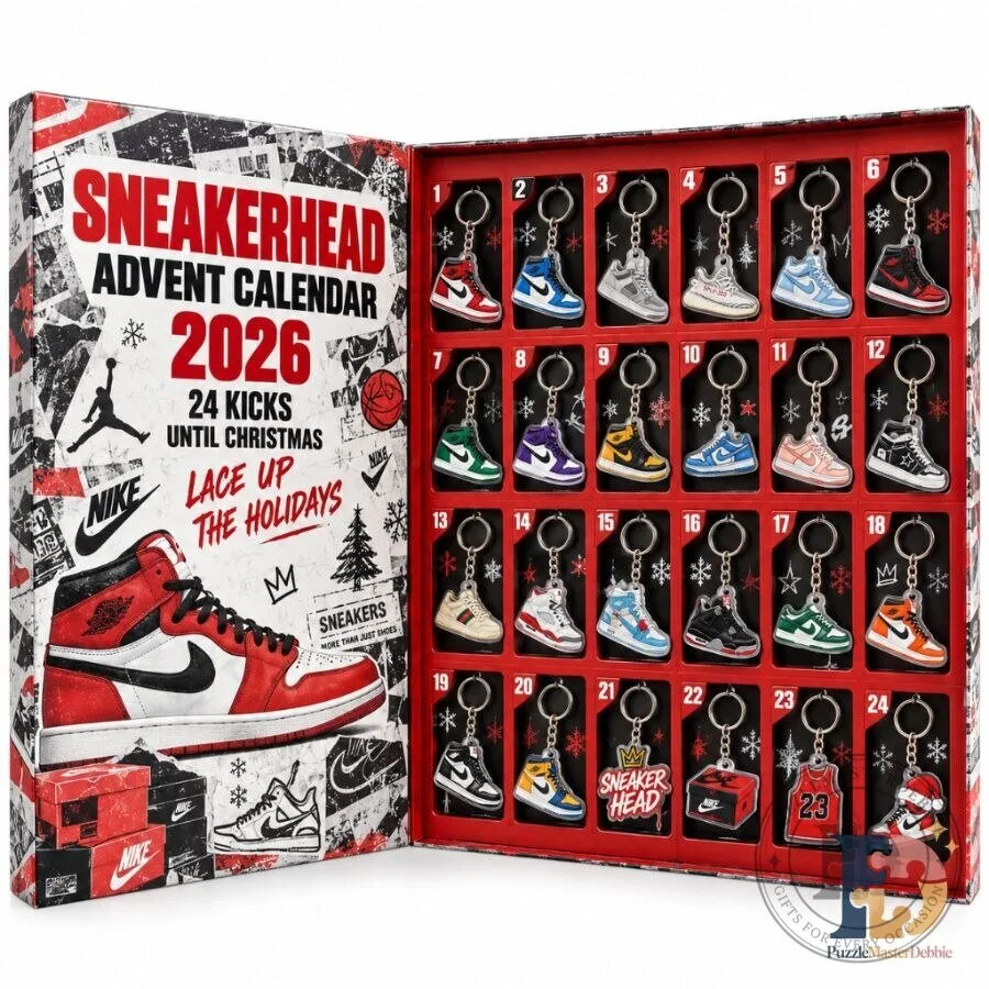 Sneakerhead Advent Calendar 2026 24 Days of Sneaker Keychain Christmas Gifts
