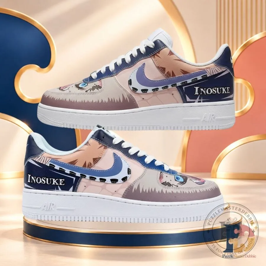 Demon Slayer Inosuke Sneakers Kimetsu no Yaiba Anime Inspired Shoes
