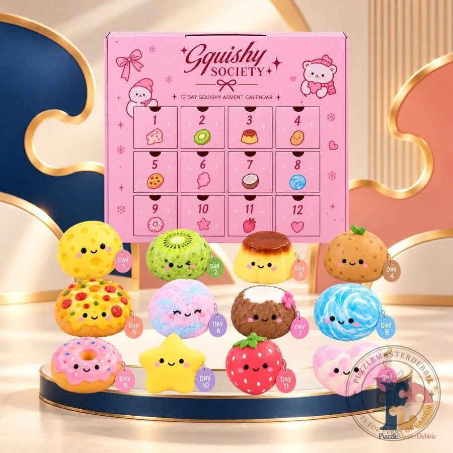 Squishy Society Advent Calendar 2026 12 Day Squishy Surprise Gift Box