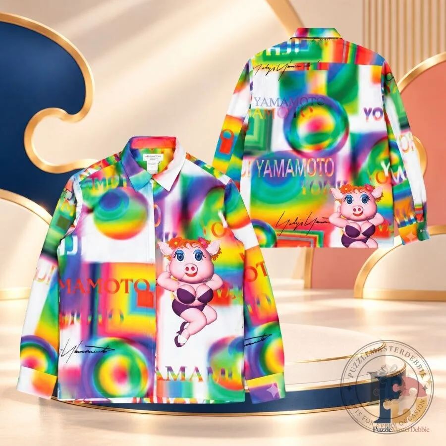"Must-Have 2025 Collectibles: Fashion, Funko, Nike, Racing, and More!" 11 Yohji Yamamoto Pour Homme Spring Summer 2002 Saeko Tsumura Psychedelic Print Shirt