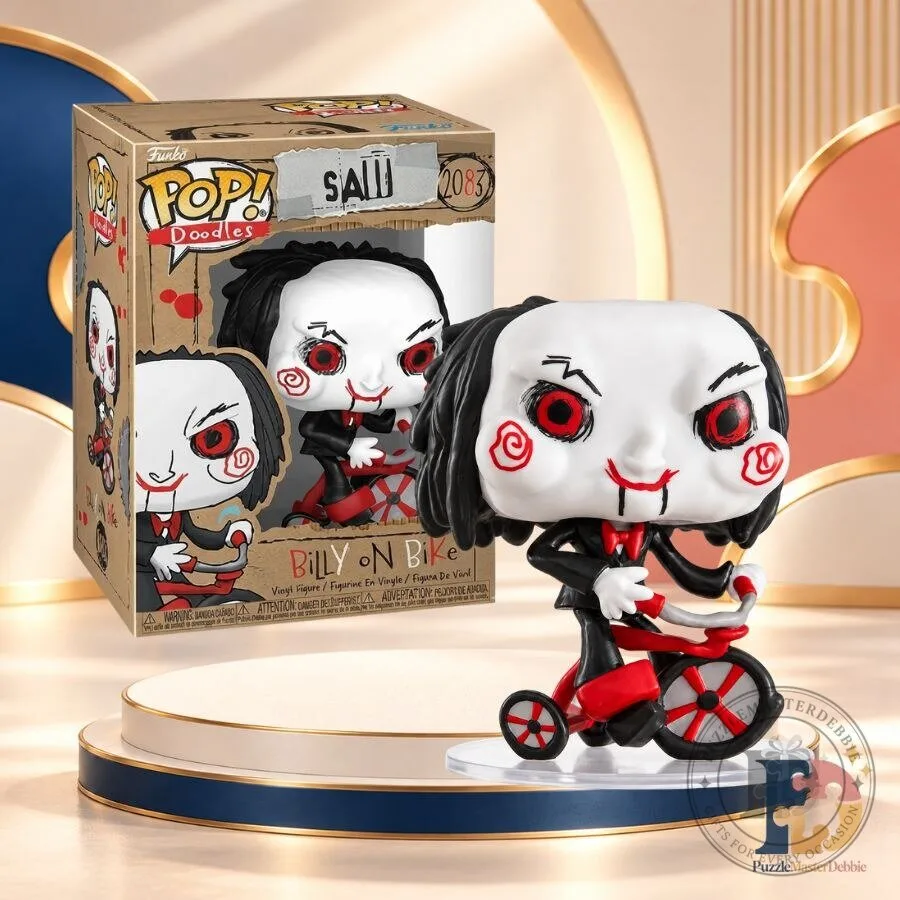Funko Pop Doodles SAW Billy on Bike Figure Horror Collectible