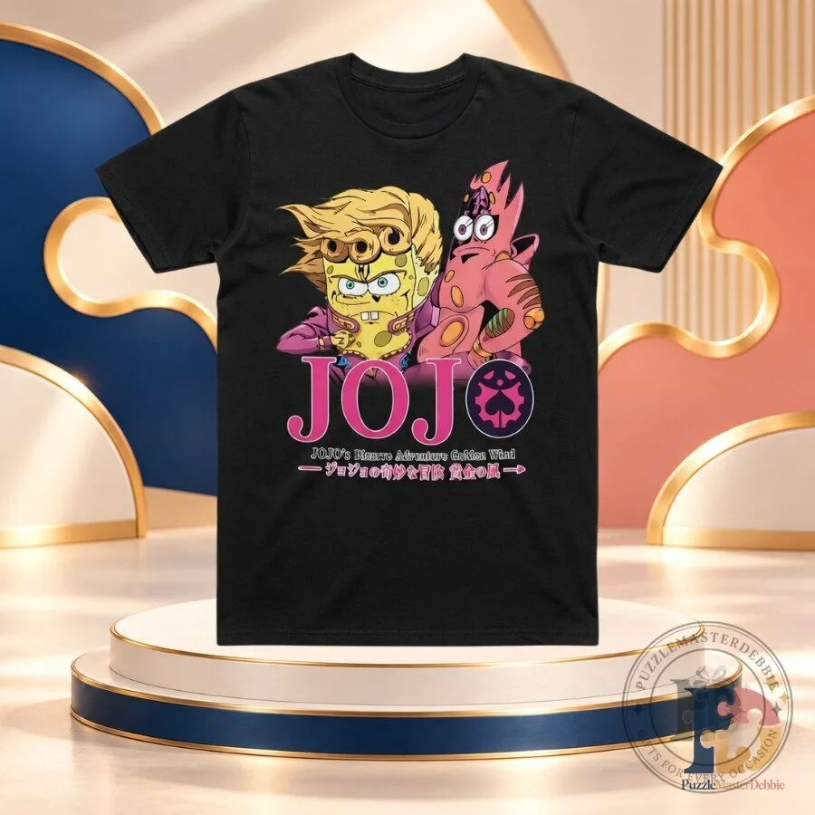 JoJo's Bizarre Adventure Golden Wind T-Shirt Giorno Giovanna Anime Graphic Tee