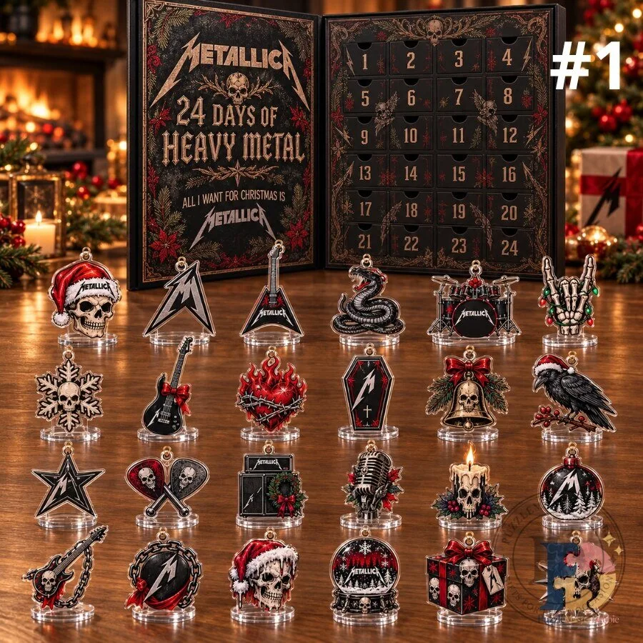 Metallica Advent Calendar 2026 24 Days of Heavy Metal Christmas Countdown Gift Set