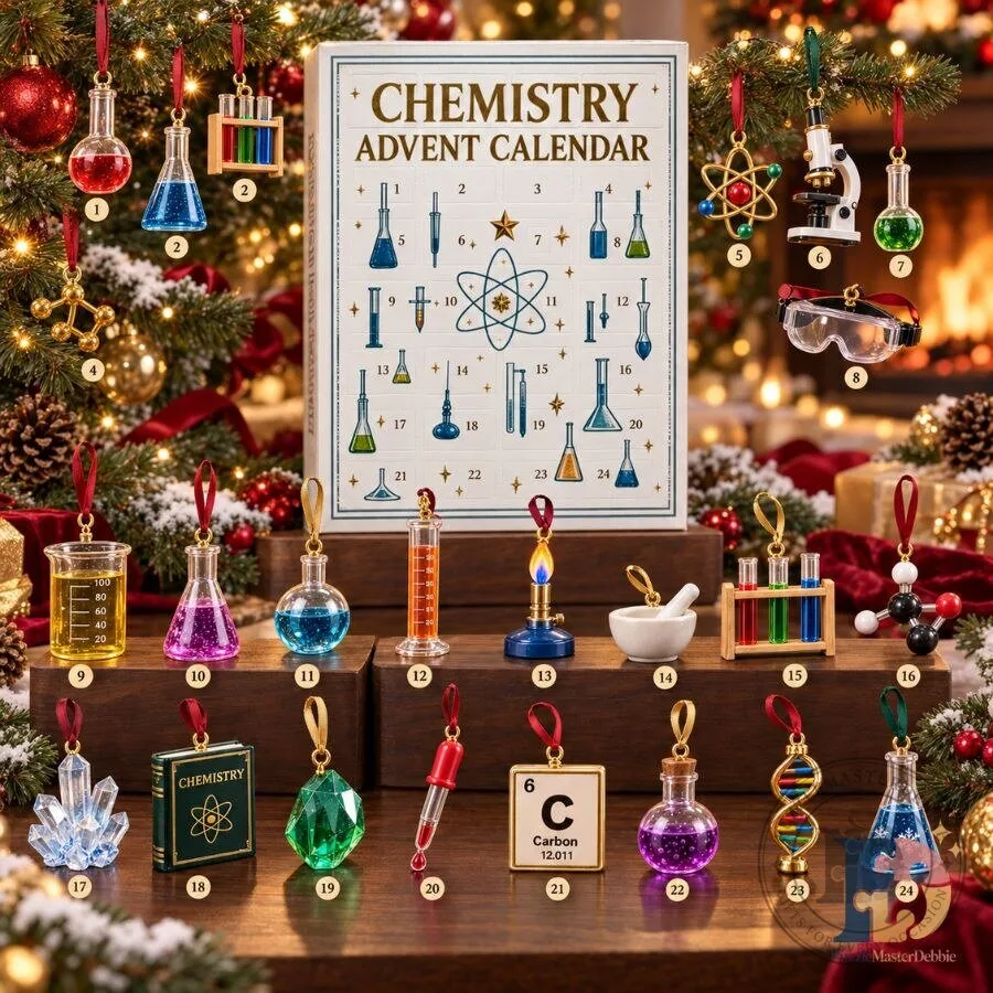 Chemistry Advent Calendar Christmas Gift for Science Lovers
