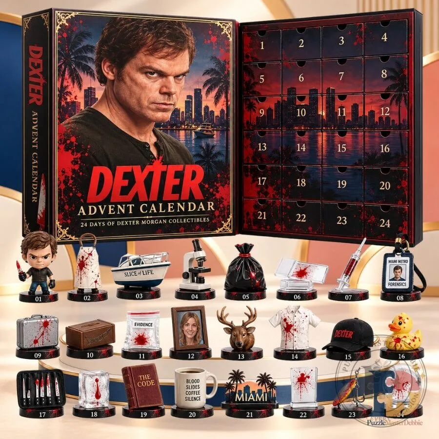 Dexter Advent Calendar 2026 24 Days of Dexter Morgan Collectibles Christmas Countdown Gift