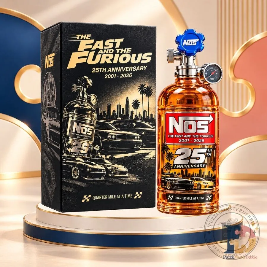 Fast and Furious 25th Anniversary NOS Nitrous Tank Whiskey Decanter 2026 Collectible