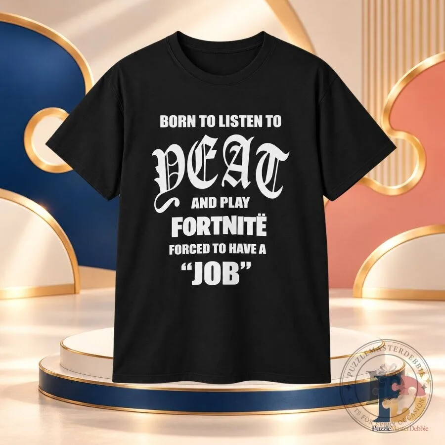 Born to Listen to Yeat and Play Fortnite Shirt Funny Gaming Graphic Tee