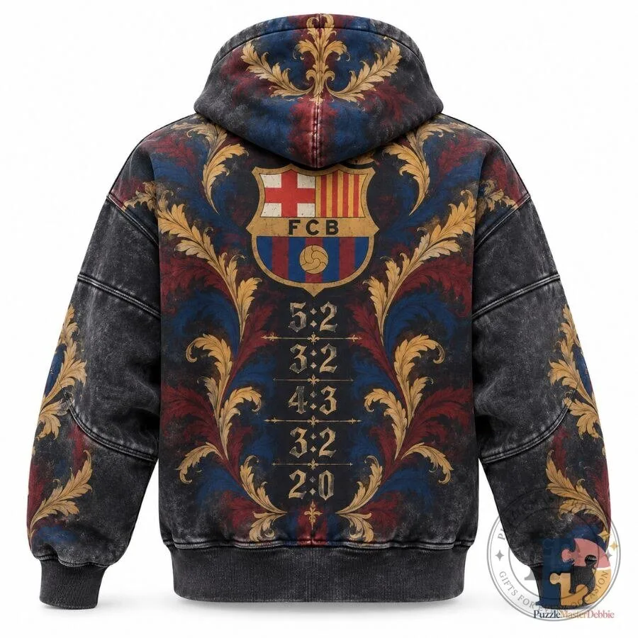 FC Barcelona Fan-Made Jacket Hoodie Barça Football Club Graphic Outerwear 5 FC Barcelona Fan-Made Jacket Hoodie Barça Football Club Graphic Outerwear