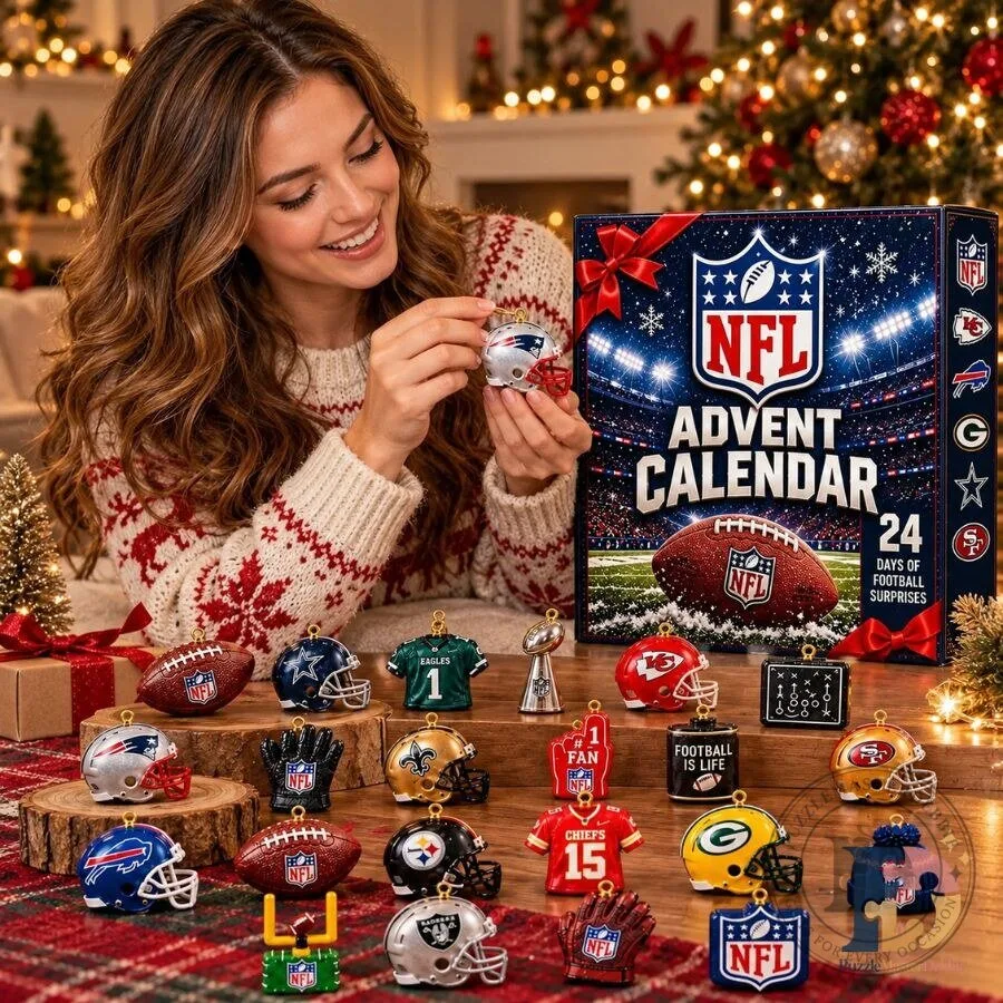 NFL Advent Calendar 2026 24-Day Football Christmas Countdown