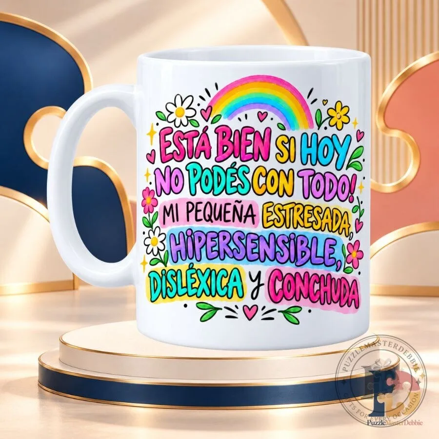 Está Bien Si Hoy No Podés Con Todo Mug Mi Pequeña Estresada Hipersensible