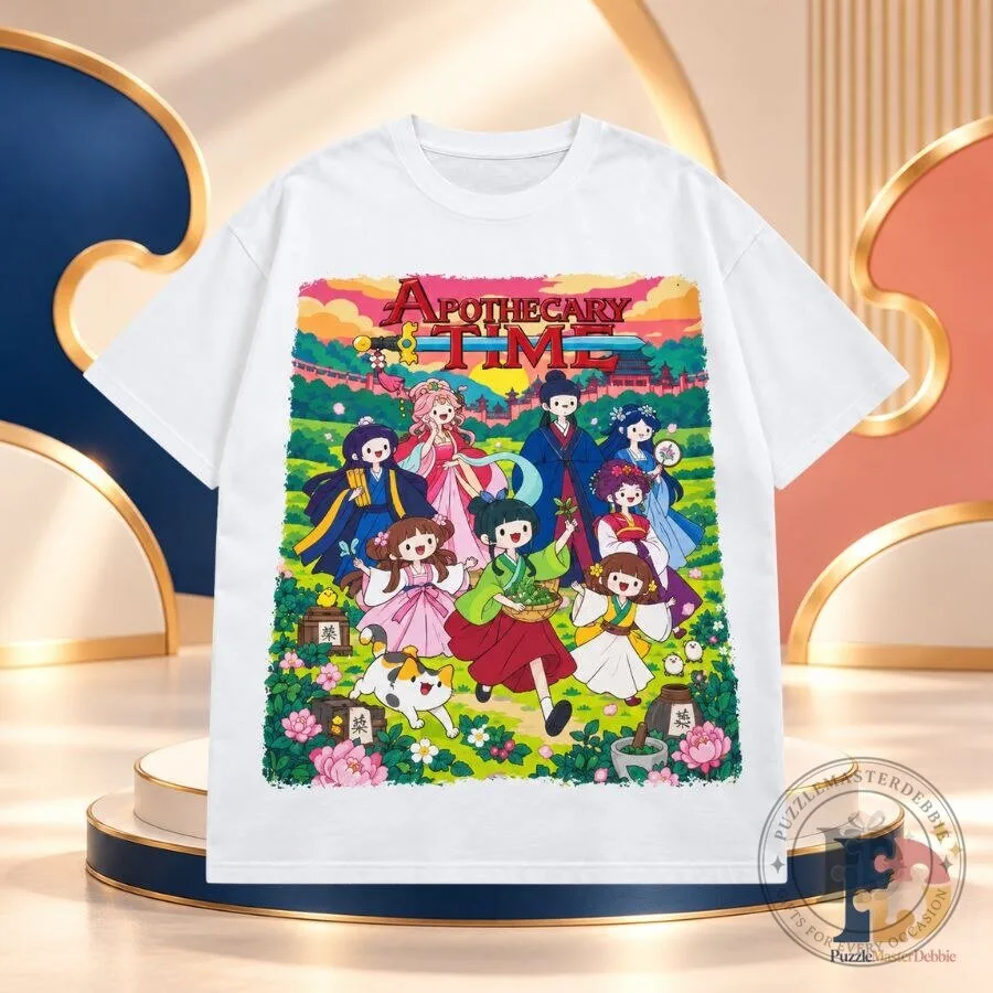 Apothecary Time Shirt The Apothecary Diaries x Adventure Time Maomao Jinshi Anime