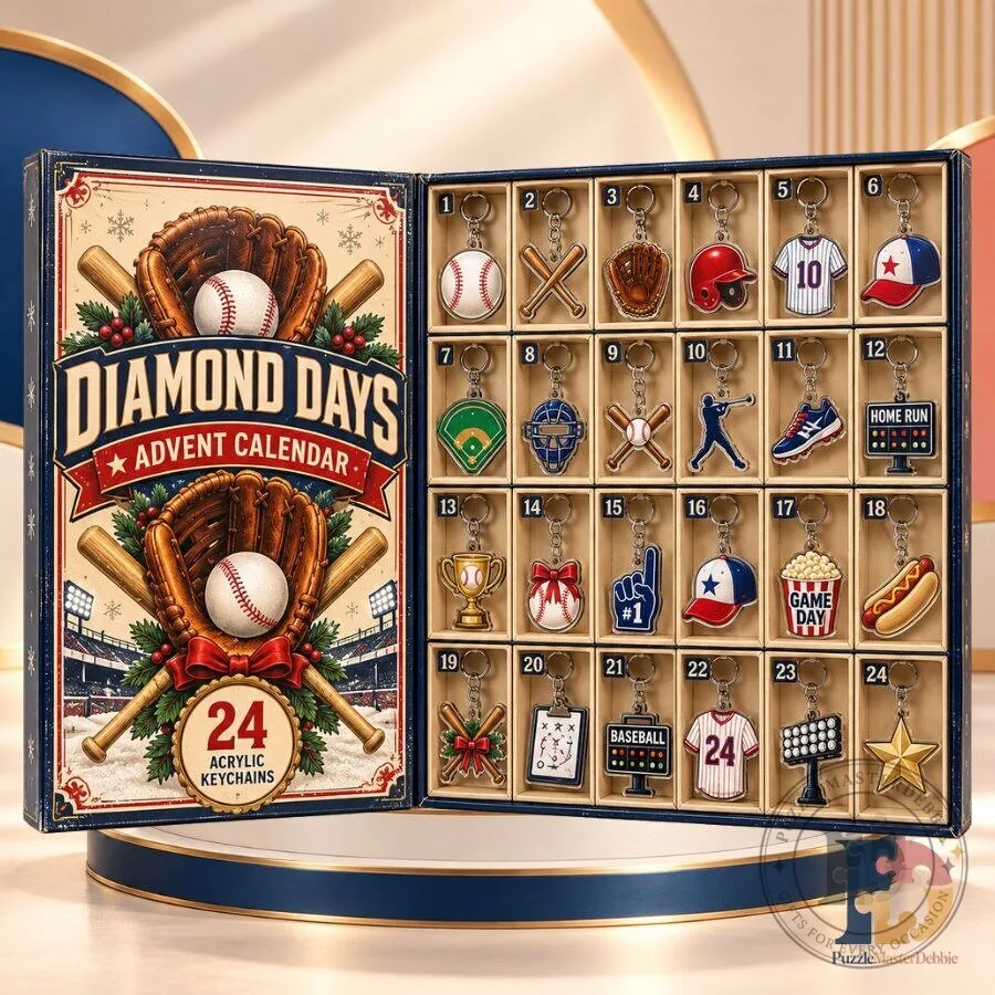 Diamond Days Baseball Advent Calendar 2026 24-Day Christmas Countdown