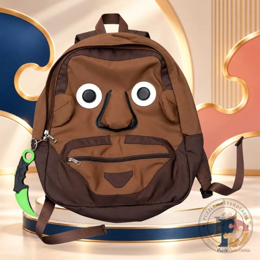 The LeBackpack Bron Bag LeBron James 3D Face Sculpted Backpack