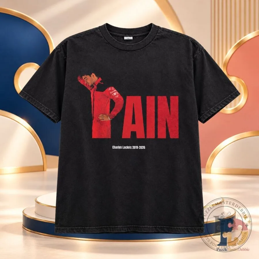 Charles Leclerc Pain 2019–2025 T-Shirt Ferrari F1 Formula 1